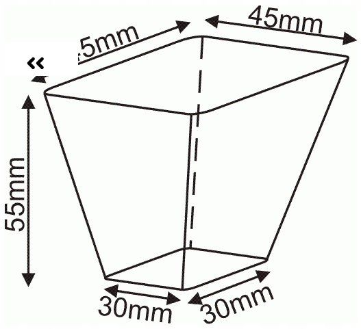 Wielodoniczka, Doniczkopaleta 54 otwory 30x46 Długość 46 cm