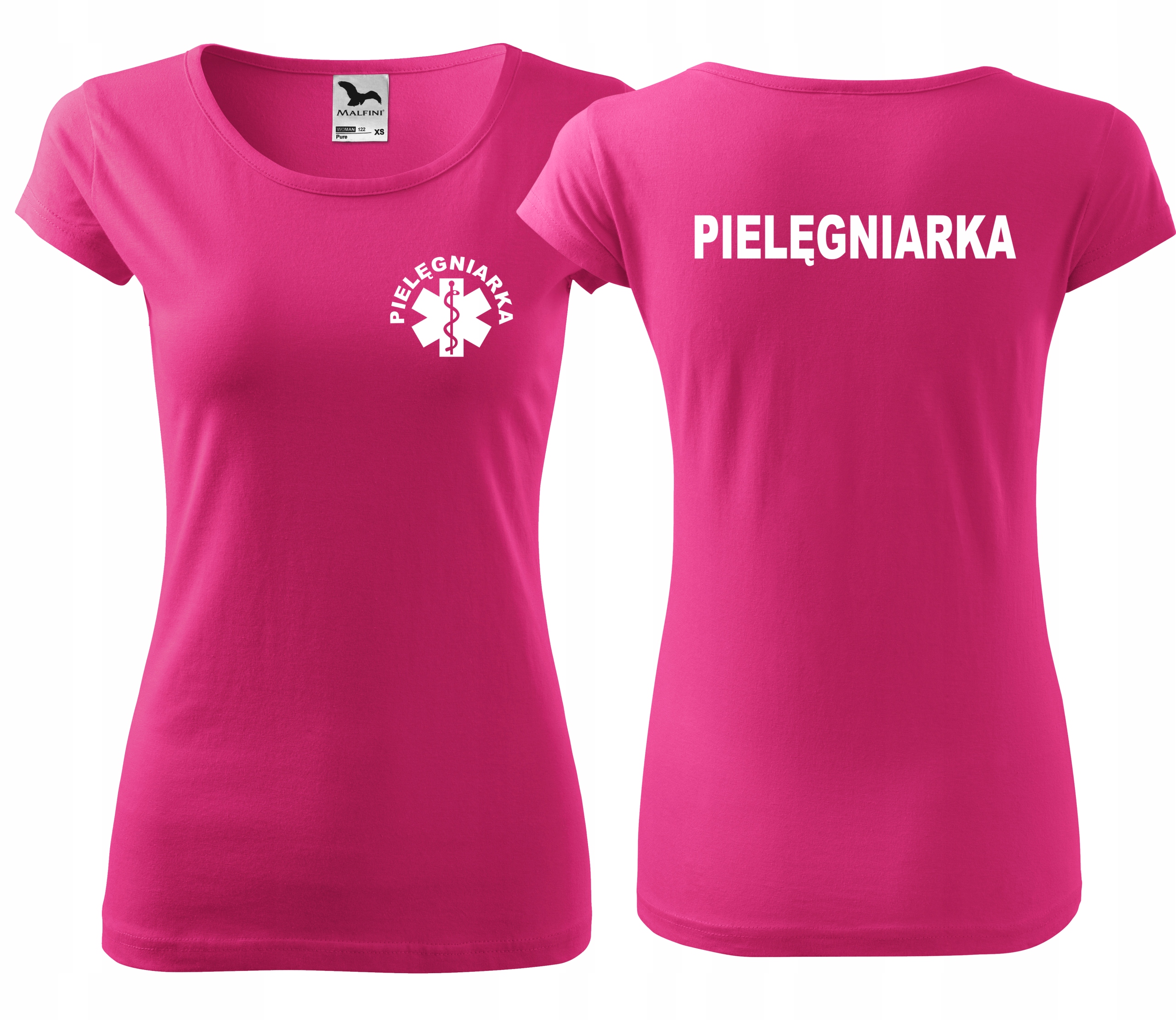 koszulka PIELĘGNIARKA eskulap z nadrukiem M