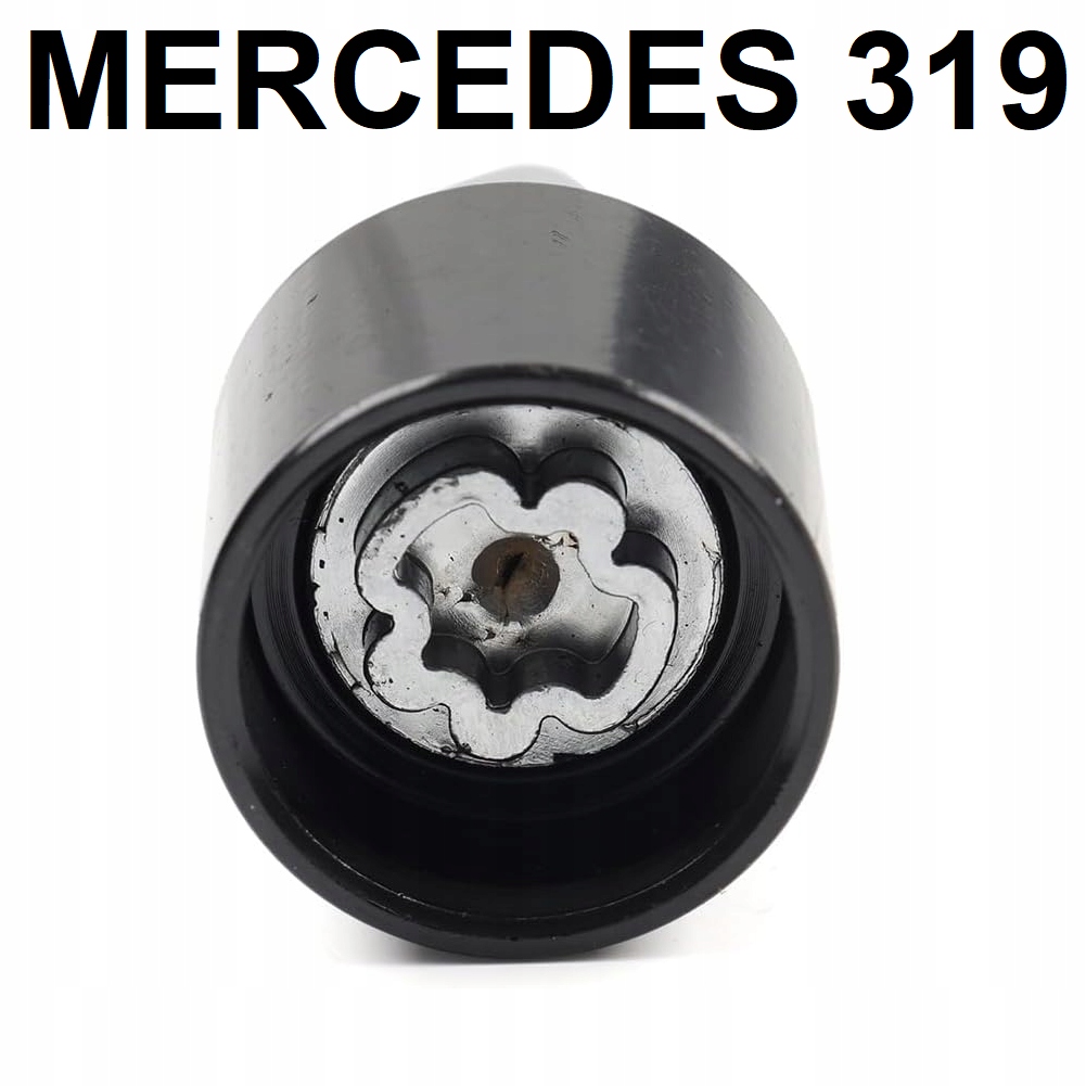 Nástavec Zlodějka Adaptér Pro Zabezpečení Šroubů Kol Mercedes Typ: 319