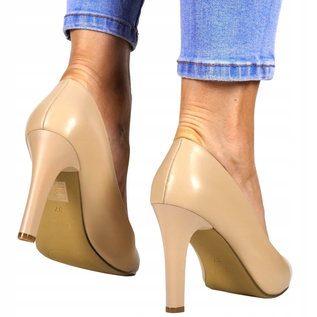 iButy CZÓŁENKA SZPILKI NA SŁUPKU SERGIO COFFE 40 Wzór dominujący bez wzoru