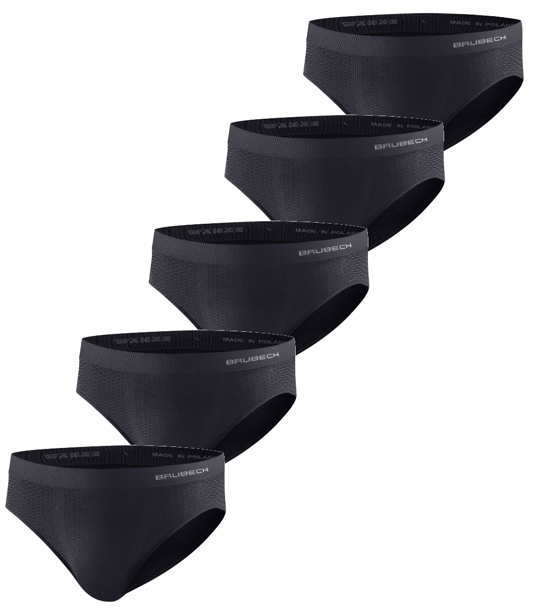 

Termoaktywne Slipy Męskie BaseLayer |5-PACK| XL