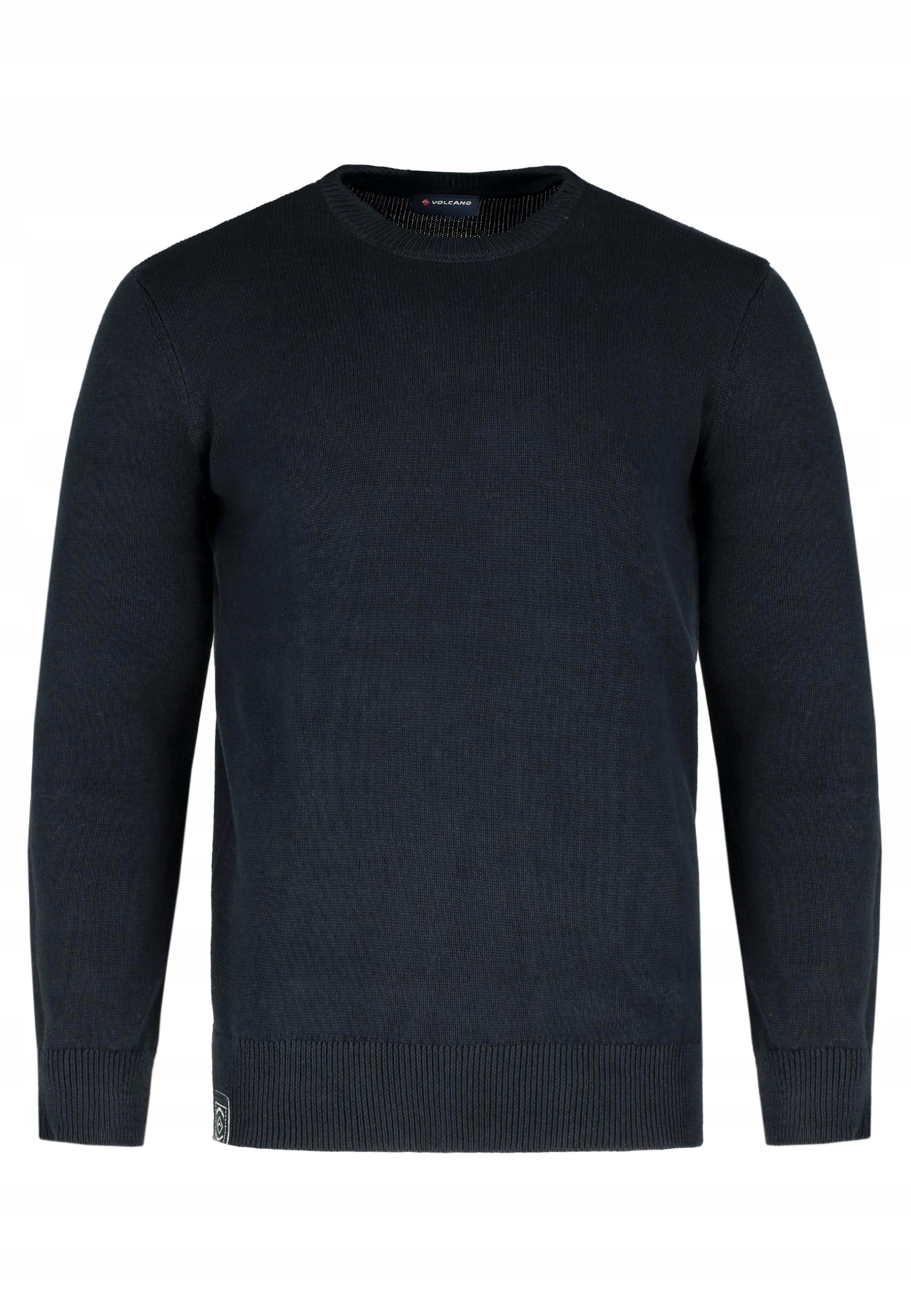 Pánský Rozepínací bavlněný Svetr Stójka Tmavě Modrý Volcano S-alex XXL