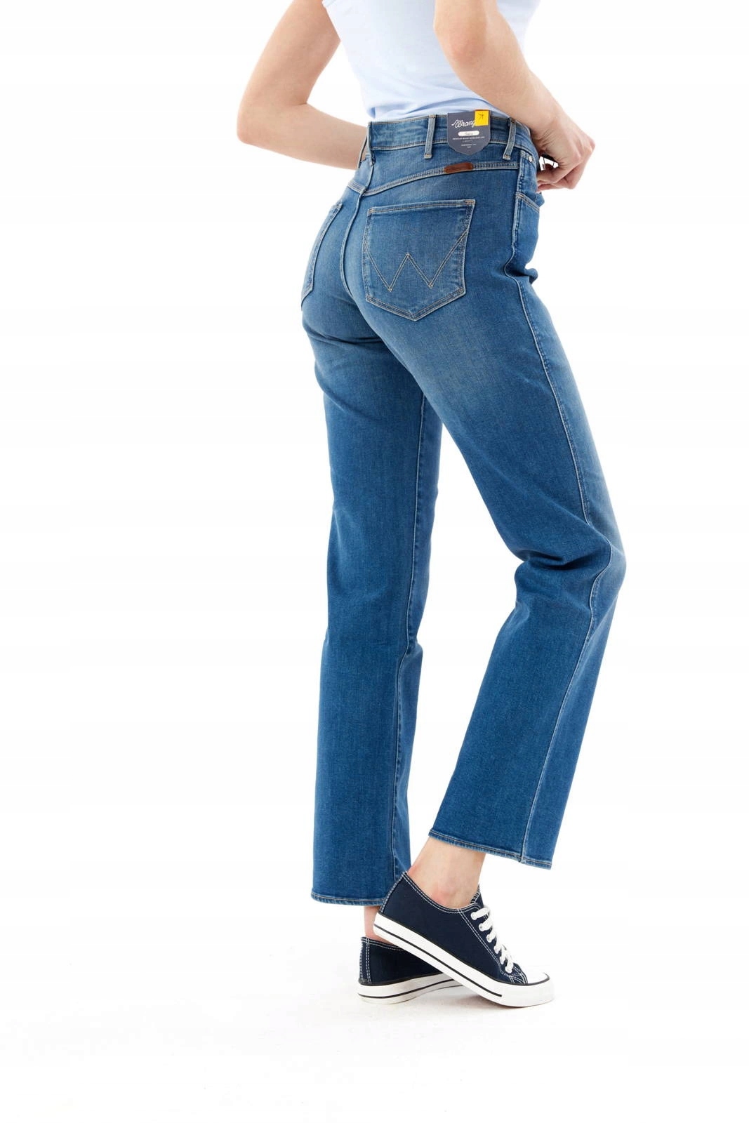 Dámské jednoduché džíny Wrangler Sara Blue Horizon W212HI59Q 29/32