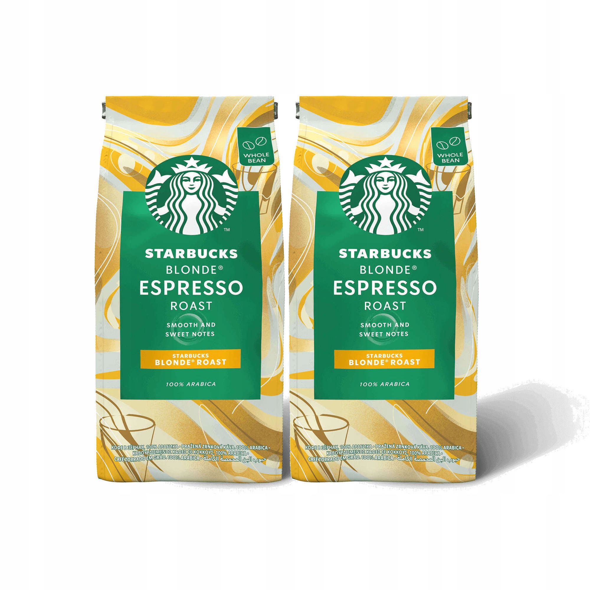 Kawa ziarnista Starbucks Blonde Espresso 2x450g