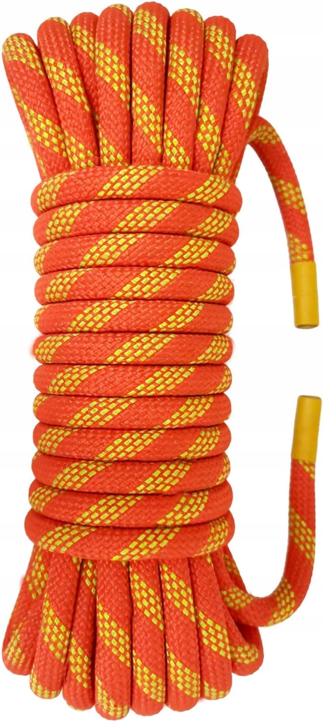 Lina Statyczna 10 M 10 MM Nylonowa Pomarańczowa