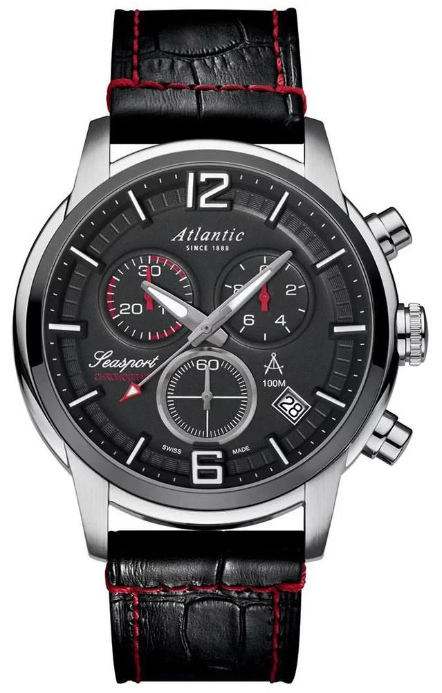 Atlantic Seasport Chronograph 87461.42.45 46mm WR100 Eta G10.212