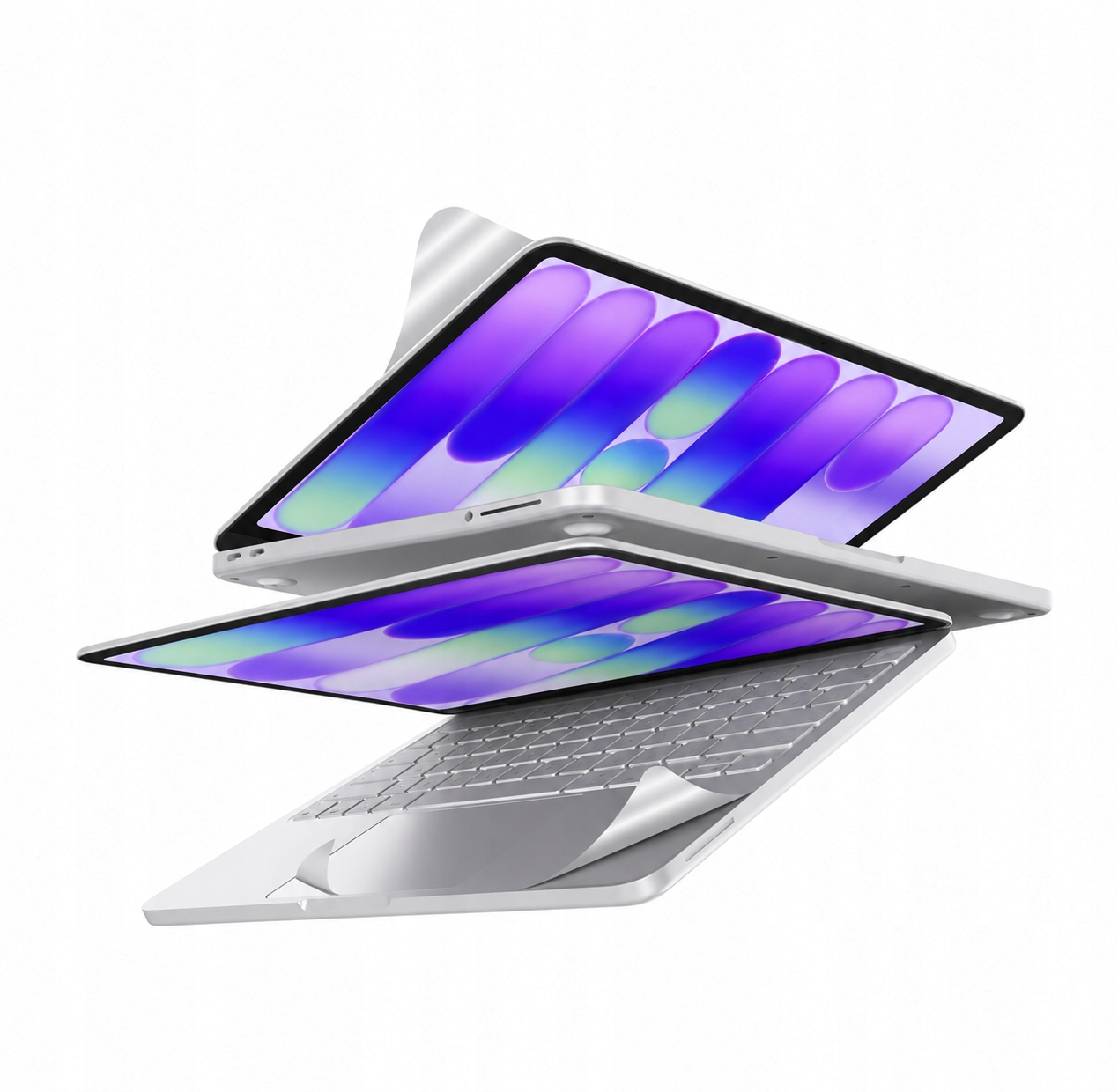 Zestaw ochronny do MacBook Neo 13" Silver srebrny
