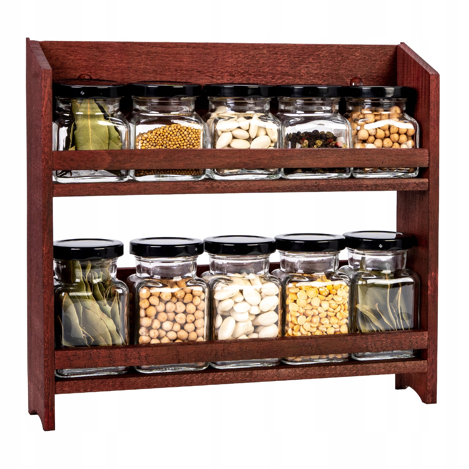 

Półka Stojak Na Przyprawy Przyprawnik 10x Słoiki