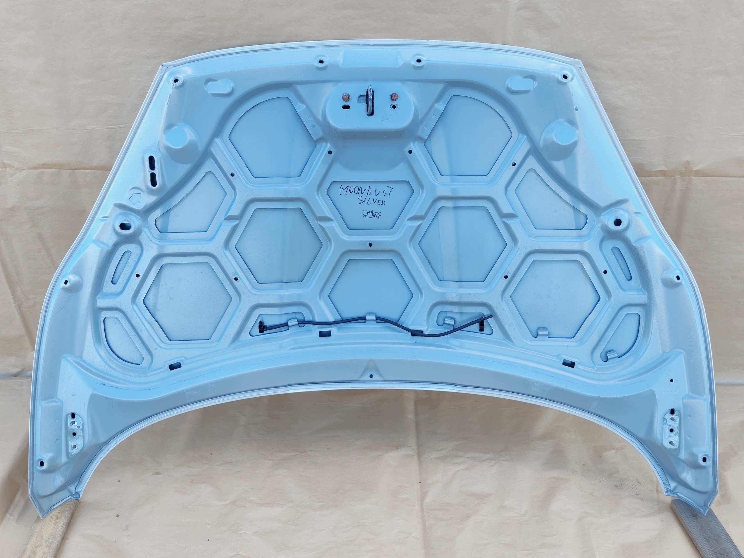 FORD FIESTA MK7 LIFT 2012-2017 bonnet front MOONDUST SILVER original