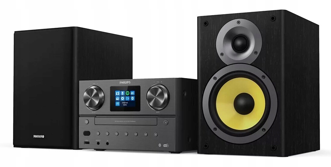 WIEŻA PHILIPS TAM8905/10 CD BT WIFI FM DAB+ Czarny Kolor czarny