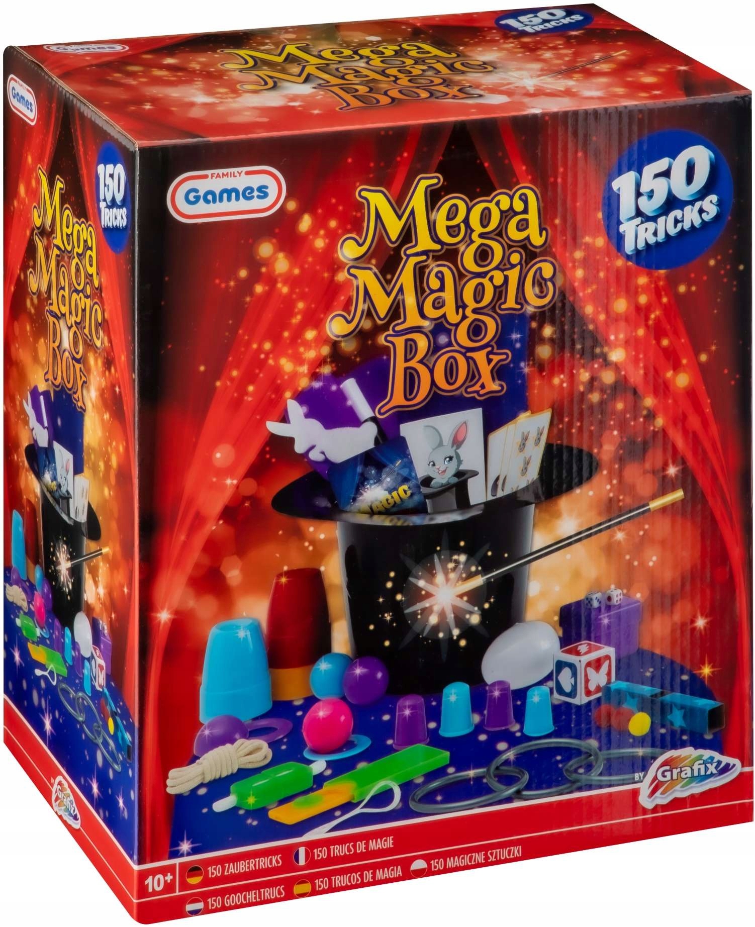 

Zestaw 150 Sztuczek Magicznych Cylinder Iluzja