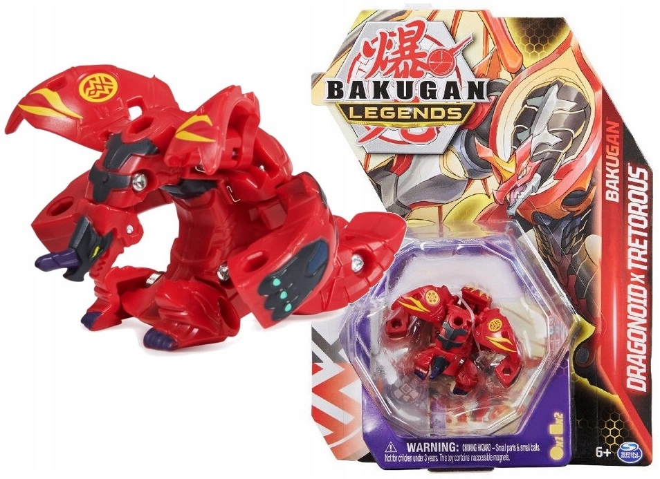 

Bakugan Legends Figurka Dragonoid Tretorous Karty