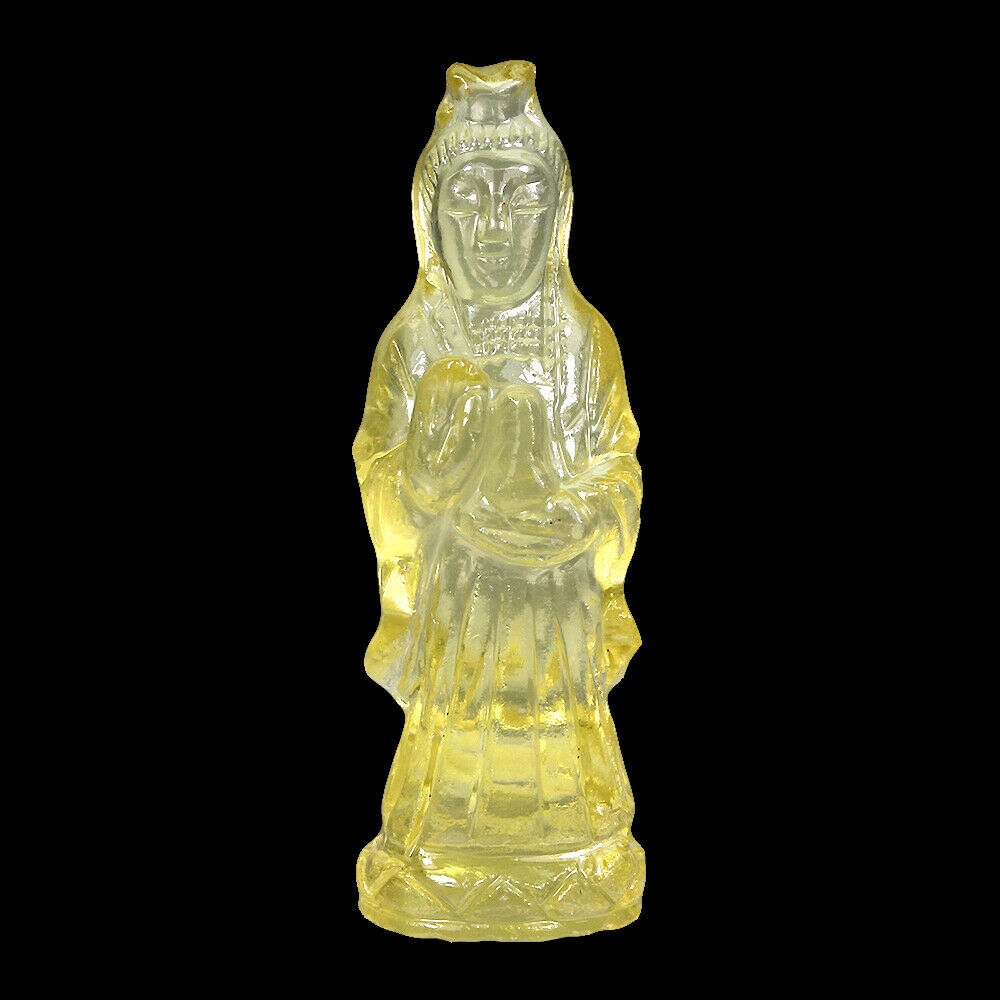 Guanyin řezaný citron křemen natural 19.69ct