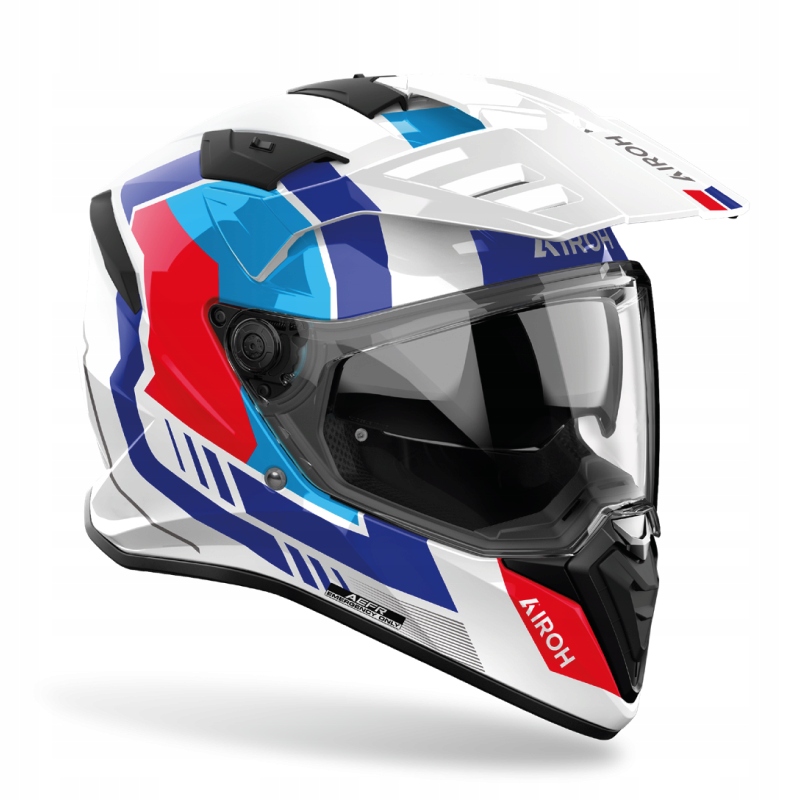 Motocyklová Prilba Airoh Bandit Horn White Gloss M