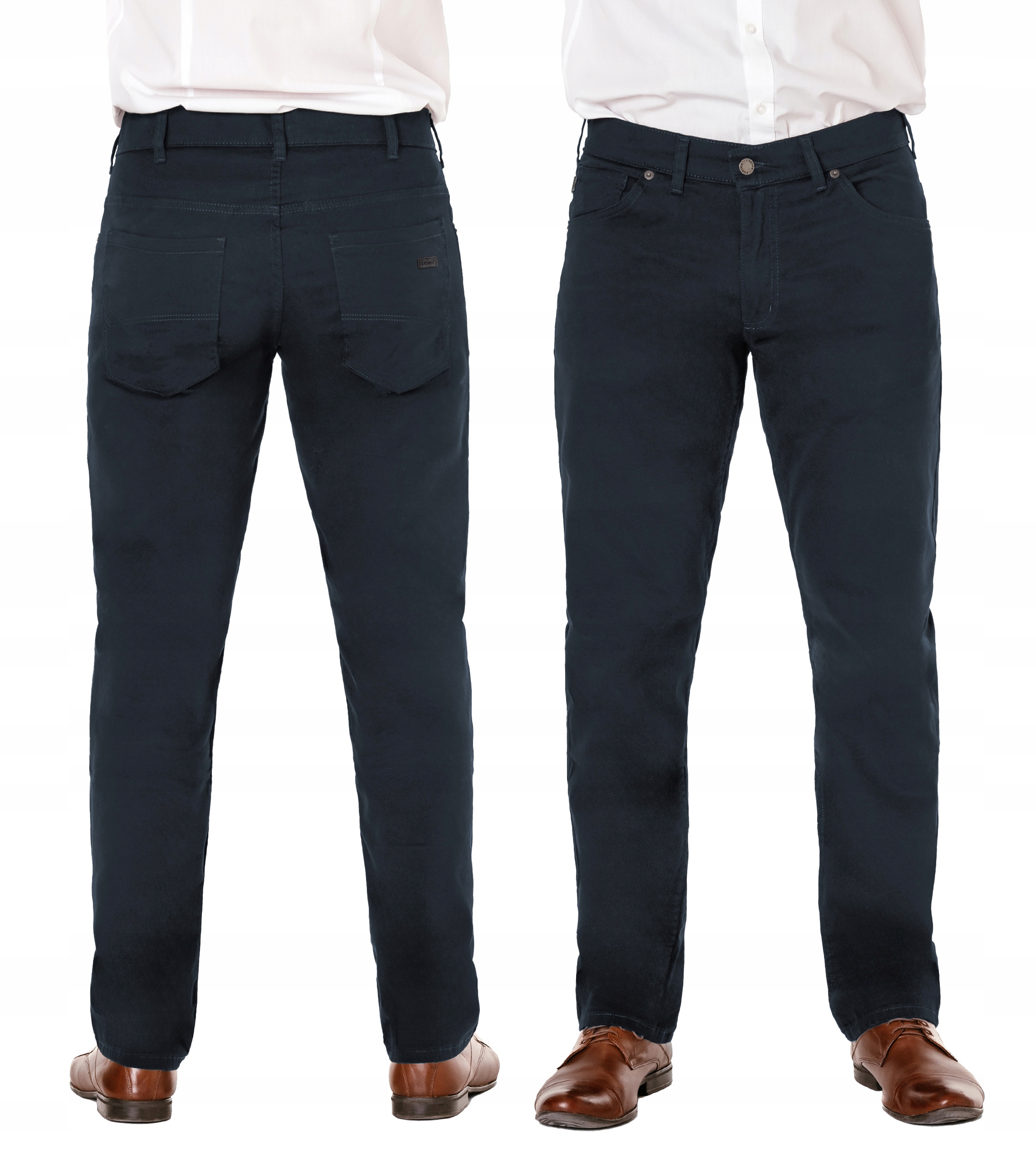 Elegantní tenké pánské společenské kalhoty pro vysoké osoby Hunter 610/16 43/36