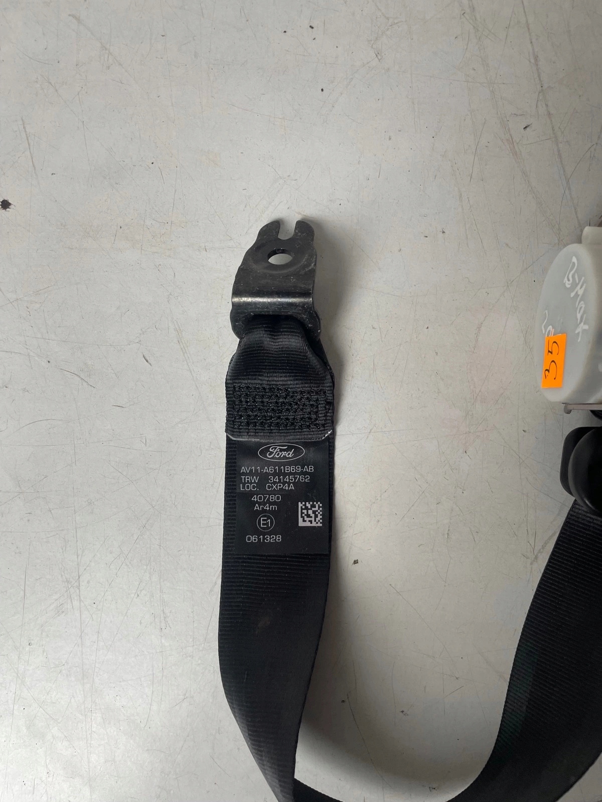 Gurten Sicherheits heck hinten links Ford B-Max