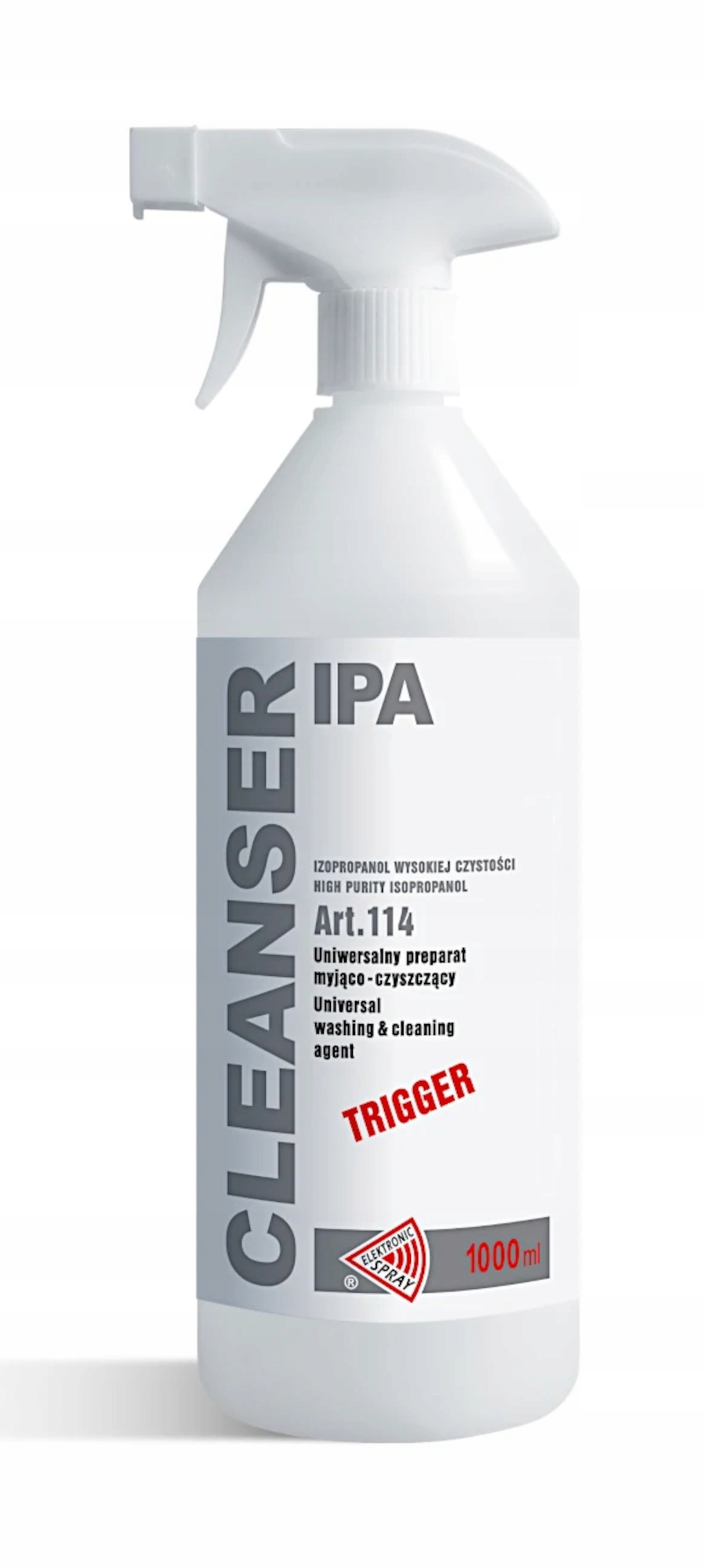 IZOPROPANOL IPA 100% + TRIGGER SPRYSKIWACZ 1000 ml