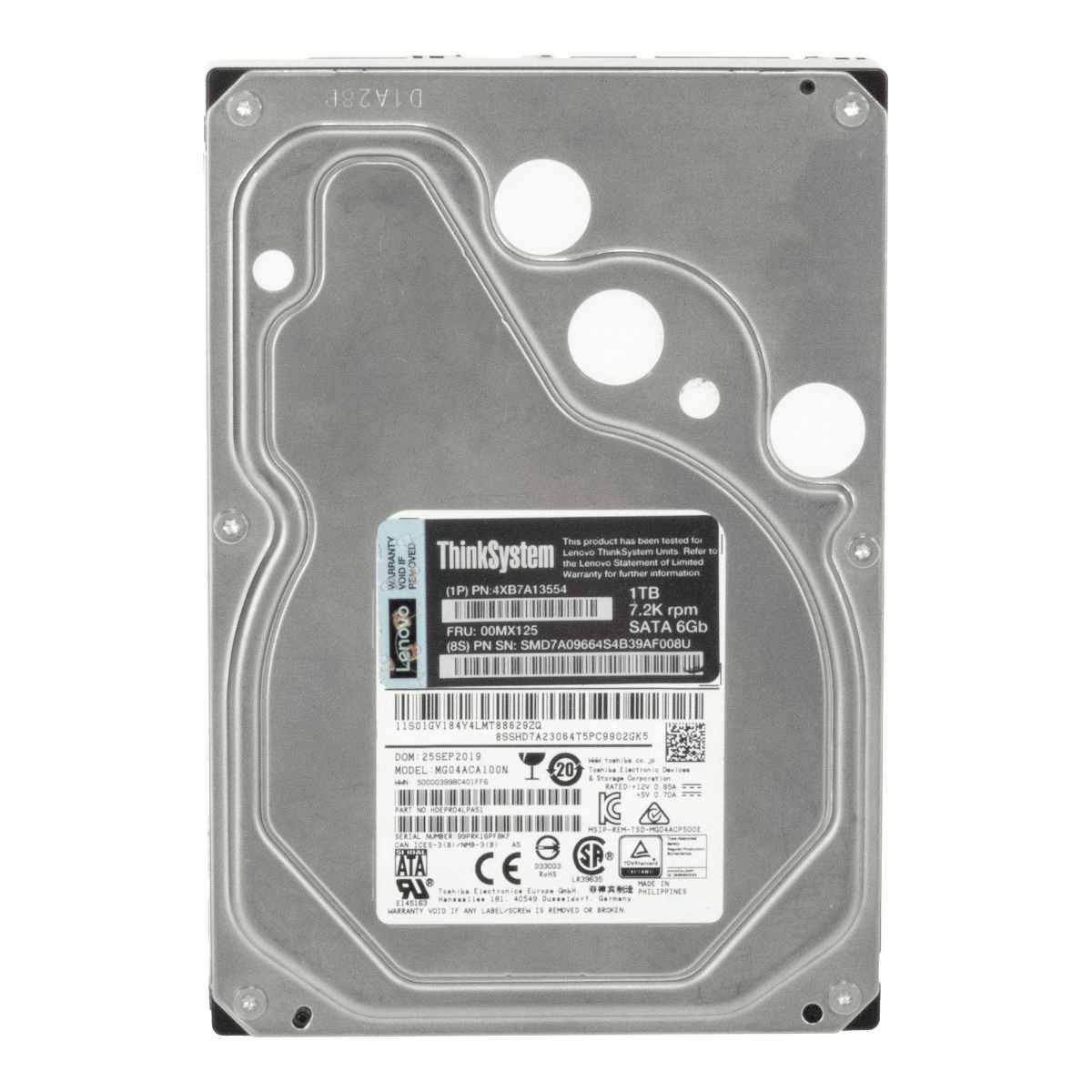 Lenovo 00MX125 1TB 7.2K 128MB Sata III 3.5'' MG04ACA100N