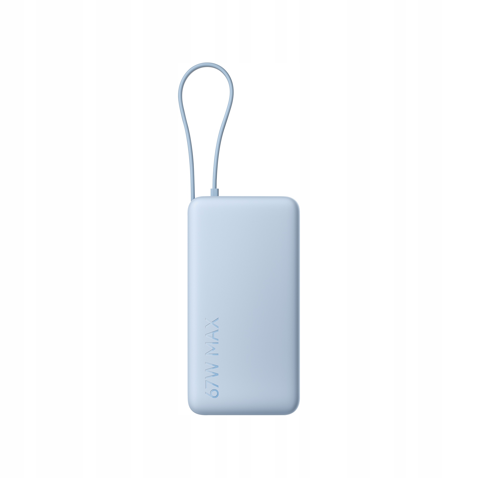 Powerbanka Xiaomi 67W 20000 mAh integrovaný kábel Usb-c modrá