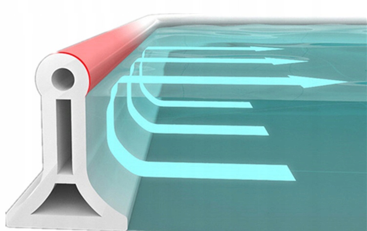 Samoprzylepna uszczelka podłogowa Heckerman Transparentna - 1mb Rodzaj taśma uszczelniająca