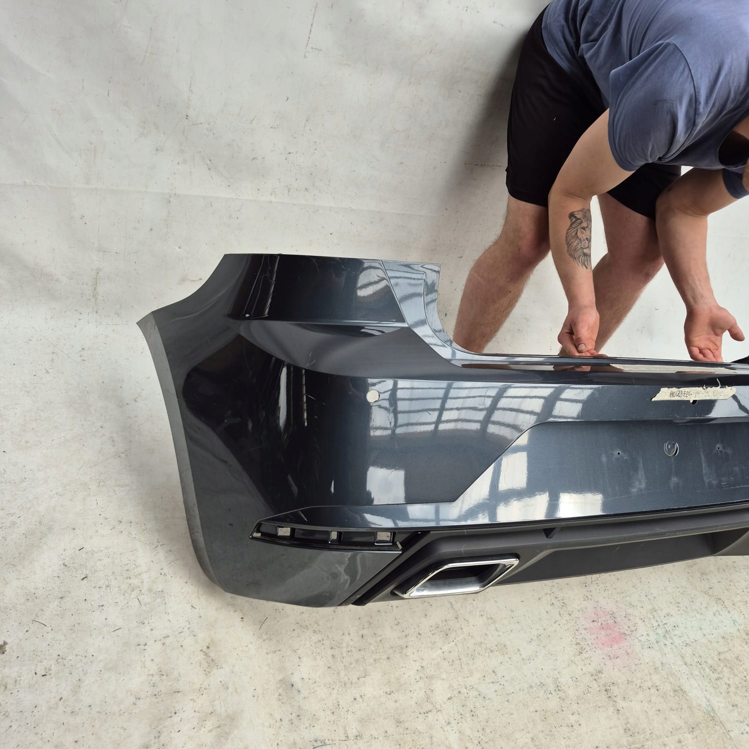SEAT IBIZA V 6F FR 17- bumper rear part rear PDC