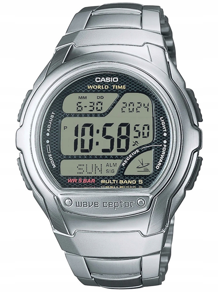 Sportovní pánské hodinky Casio Radio Controlled WV-58RD řízené rádiem