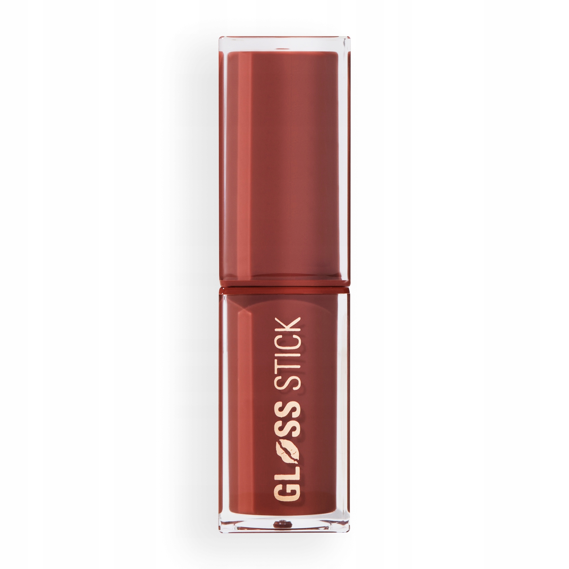 Revolution błyszczyk pomadka do ust Pout Lip Gloss Stick Toasted Caramel Kolor beżowy