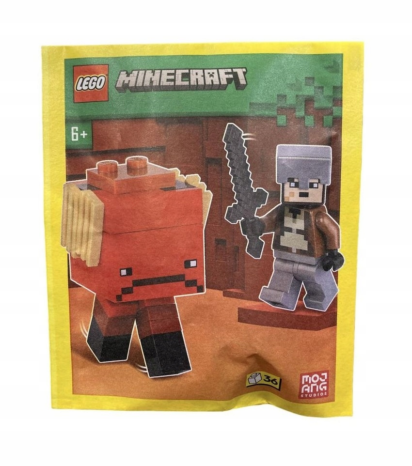 Zestaw Lego Minecraft Minifigure Polybag Nether Hero and Strider #662402