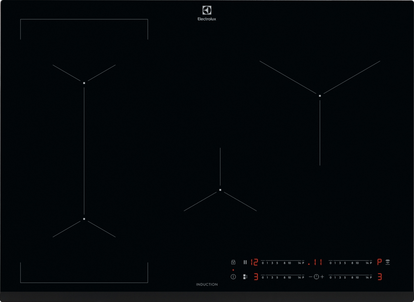 Płyta indukcyjna Electrolux EIV734 Bridge 600 SlimFit 70cm Direct Access
