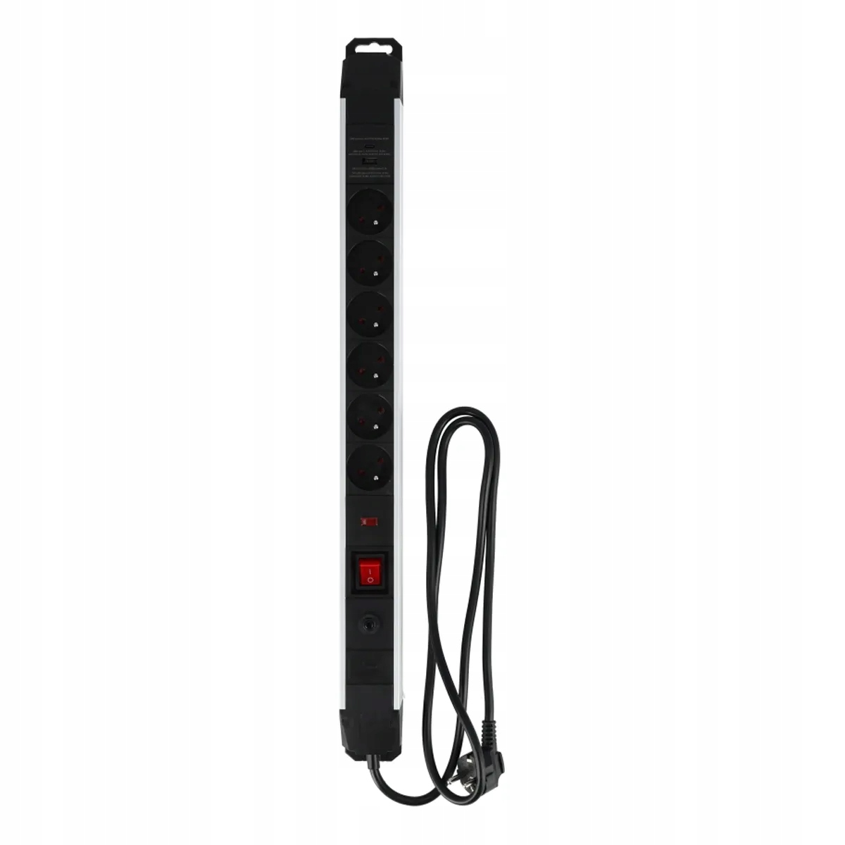 SCHMITH LISTWA ALU 6 GNIAZD 3M USB 3X1,5MM