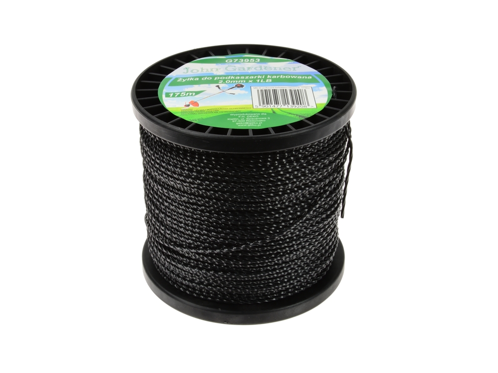 

Żyłka Tnąca Do Kosy Karbowana 2,0MM 1LB 175M