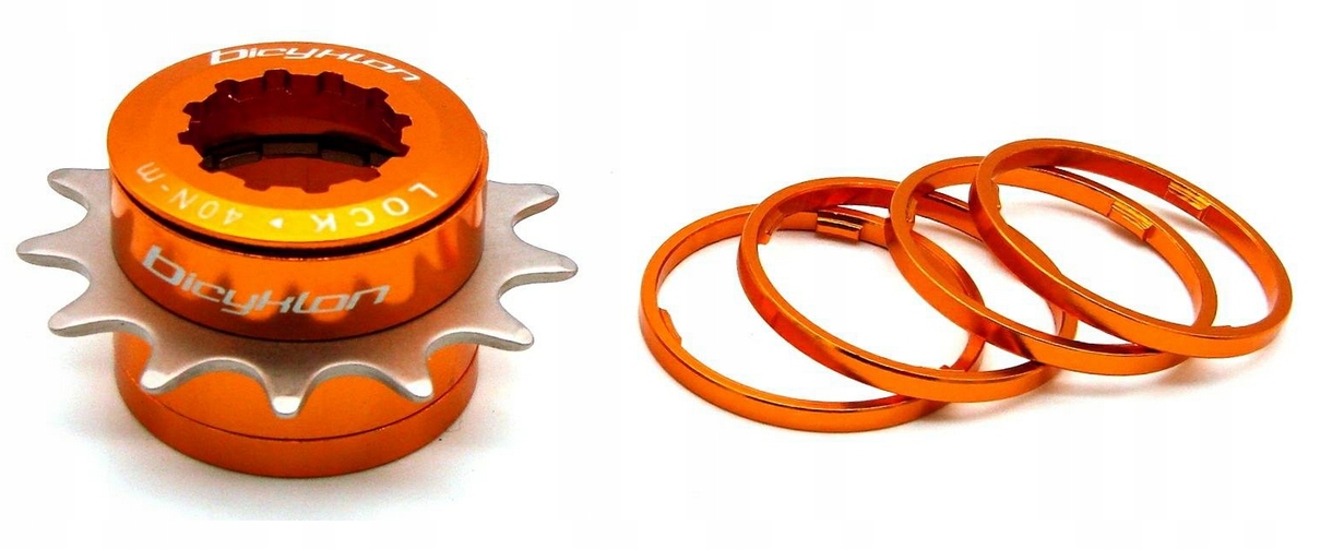 Adapter Reduktor Bicyklon SingleSpeed 13T Zamiast Kasety Slopeduro Orange