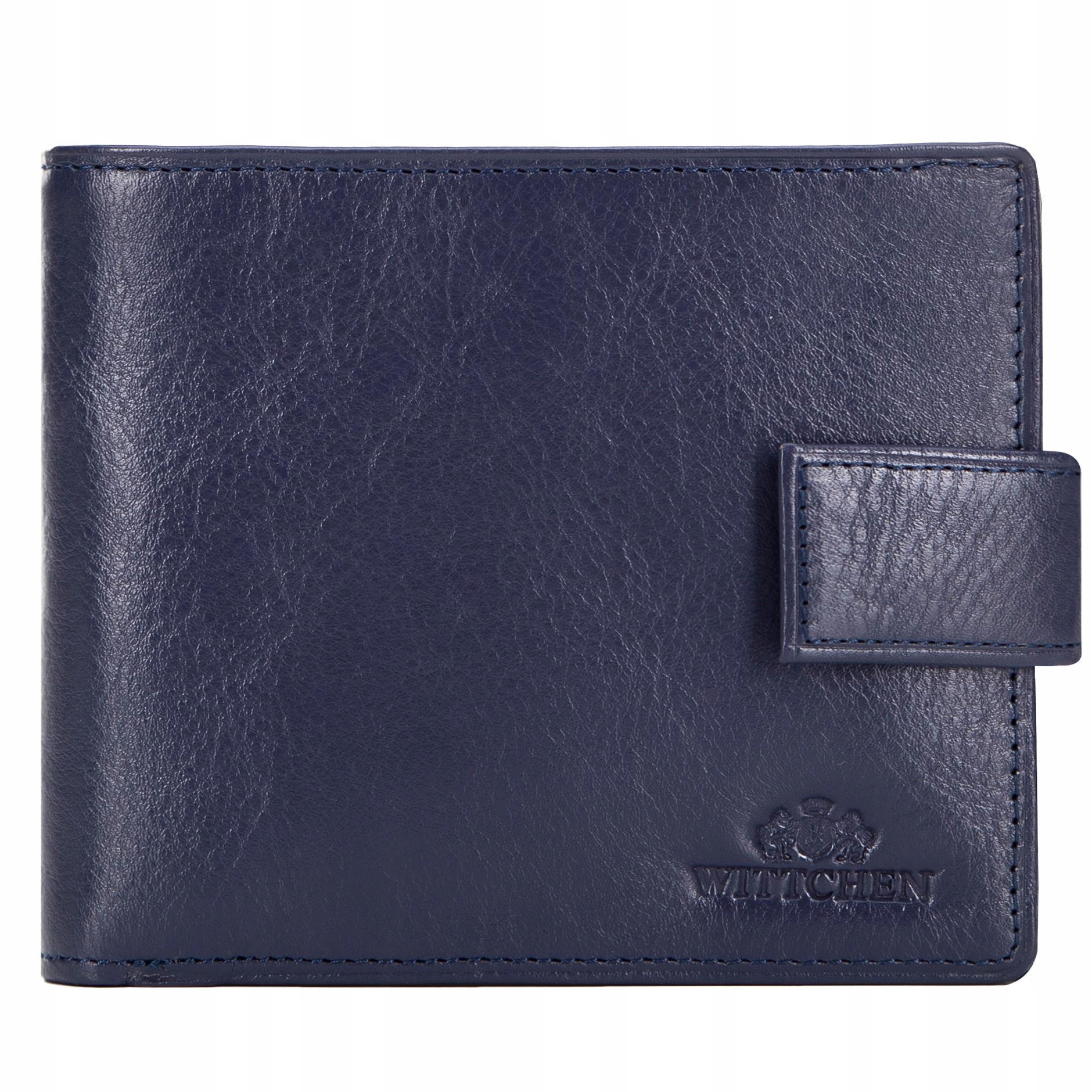 Velká pánská tmavě modrá kožená peněženka Wittchen 21-1-216-NL