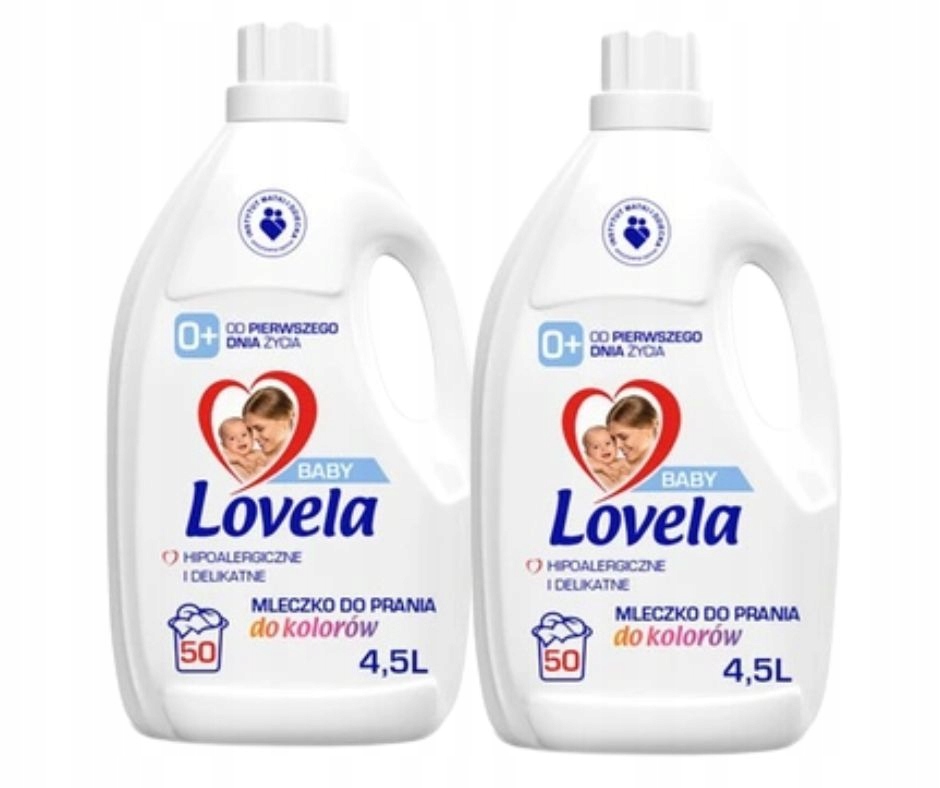 Levně Tekutý prací prostředek Lovela Baby Color set 4,5 l 2 ks