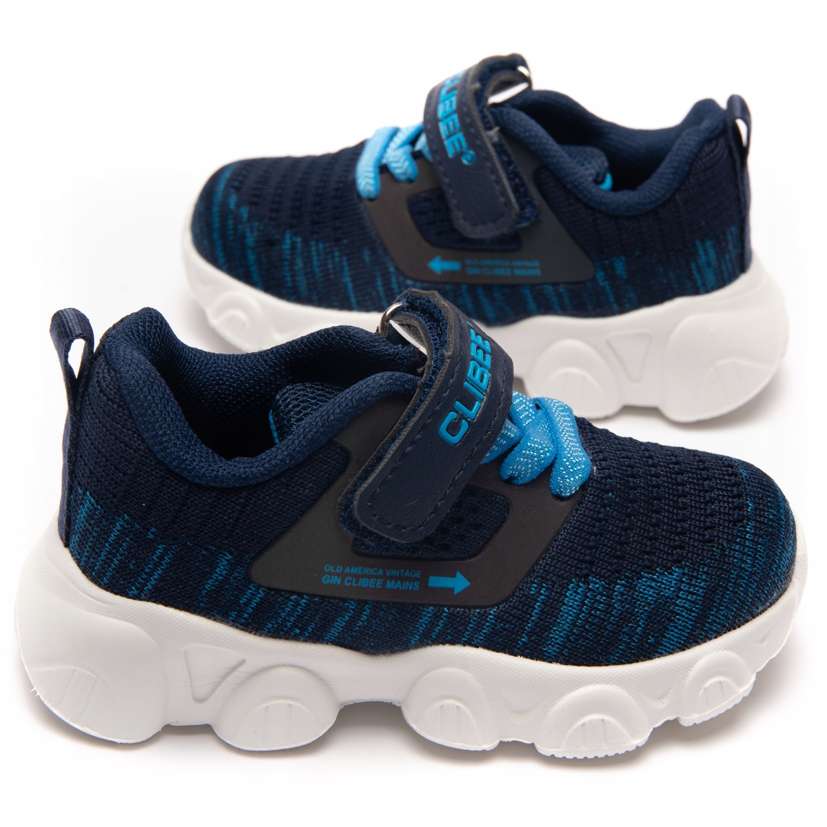 

Clibee Buty Chłopięce Sportowe D.blue Wkł Skóra 23