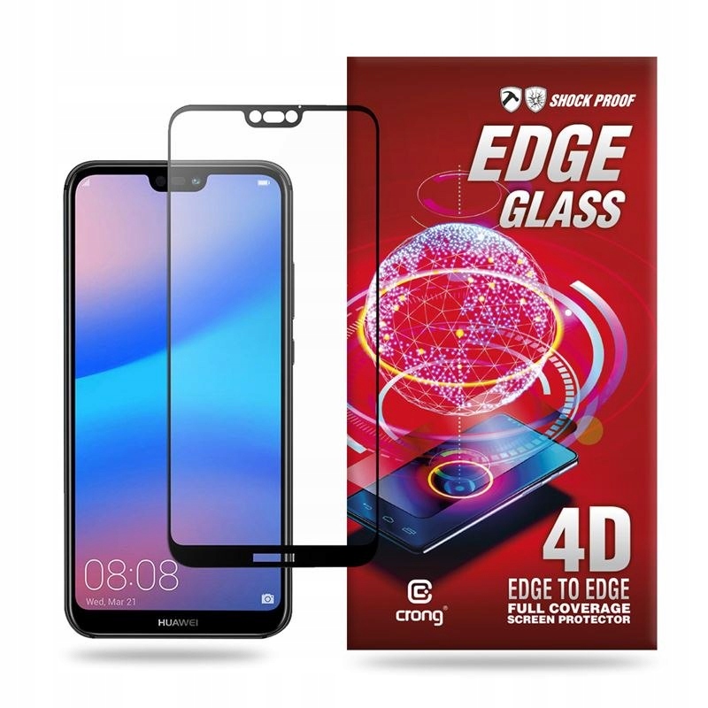 

Crong Edge Glass 4D Full Glue - Szkło hartowane na
