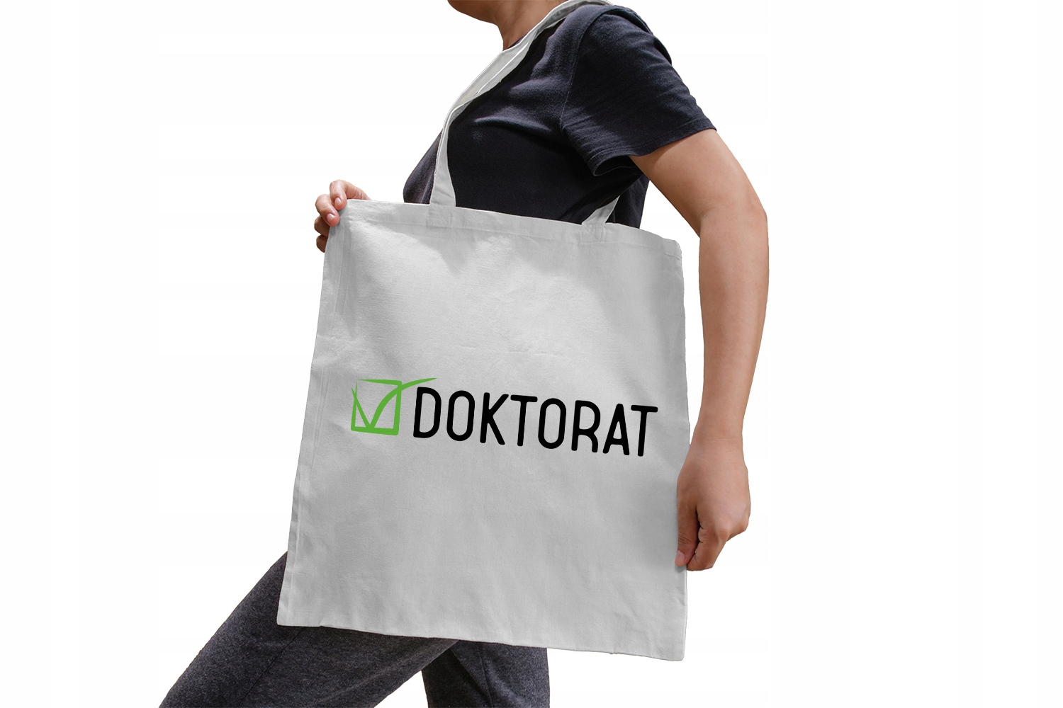 DOKTORAT torba shopper OBRONA sukces DR bawełniana Cechy dodatkowe brak