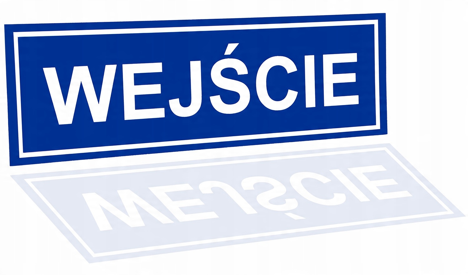 

Tablica Tabliczka Informacja Wejście Pcv 32x10,5