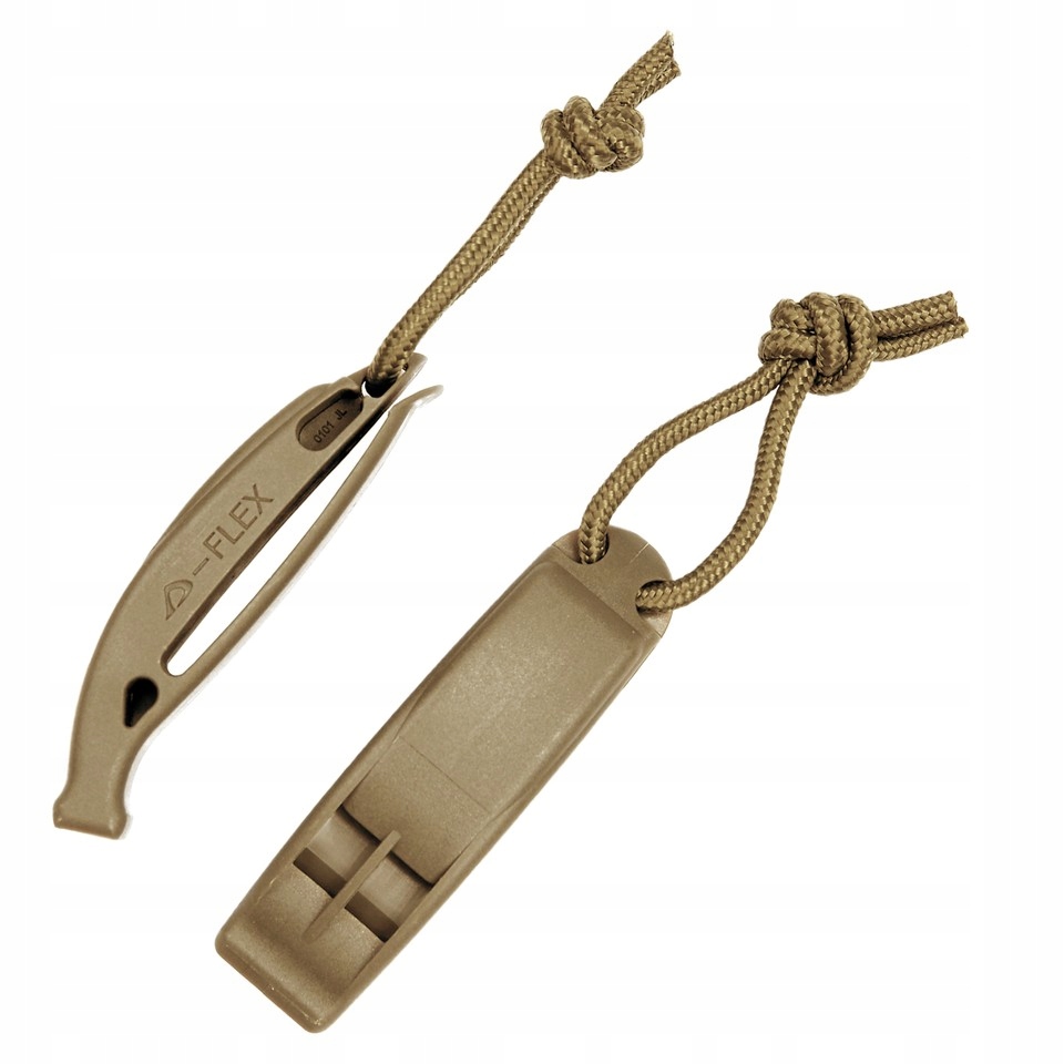 Gwizdek z klipsem Molle Tactical Duraflex Coyote