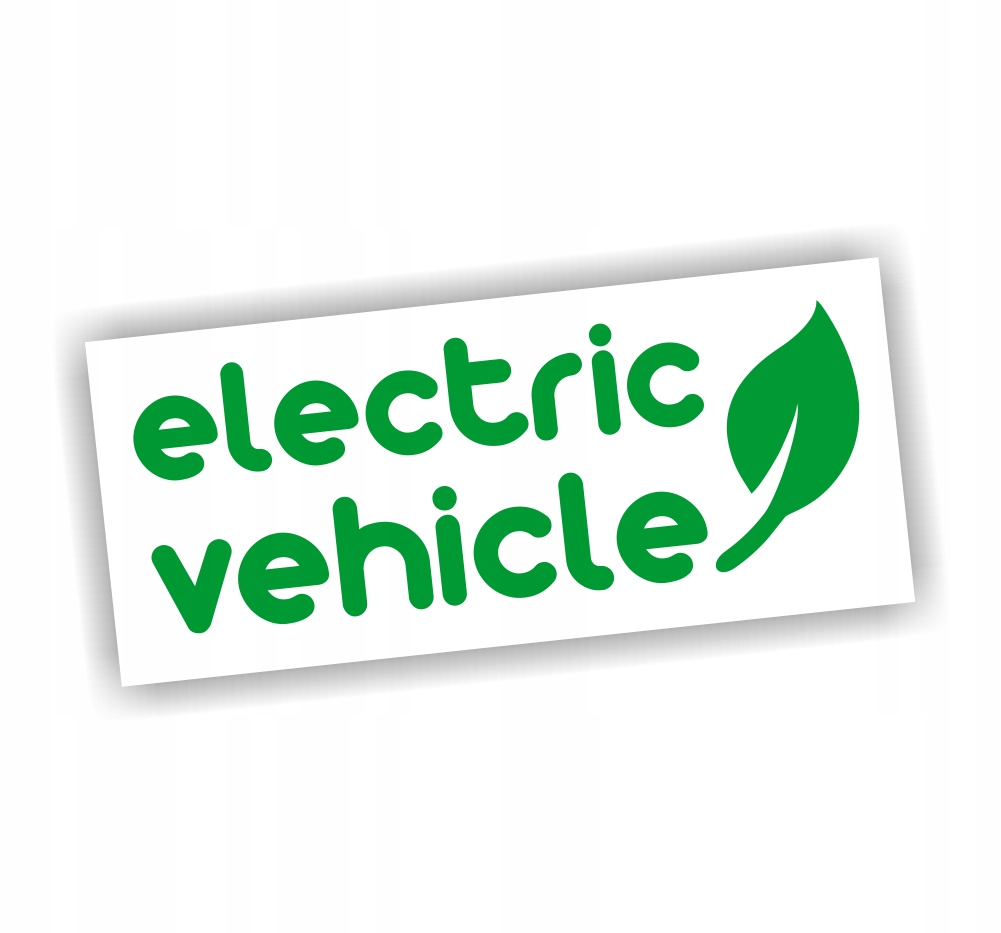 Naklejka Electric Vehicle samochód elektryczny elektryk naklejki na auto!