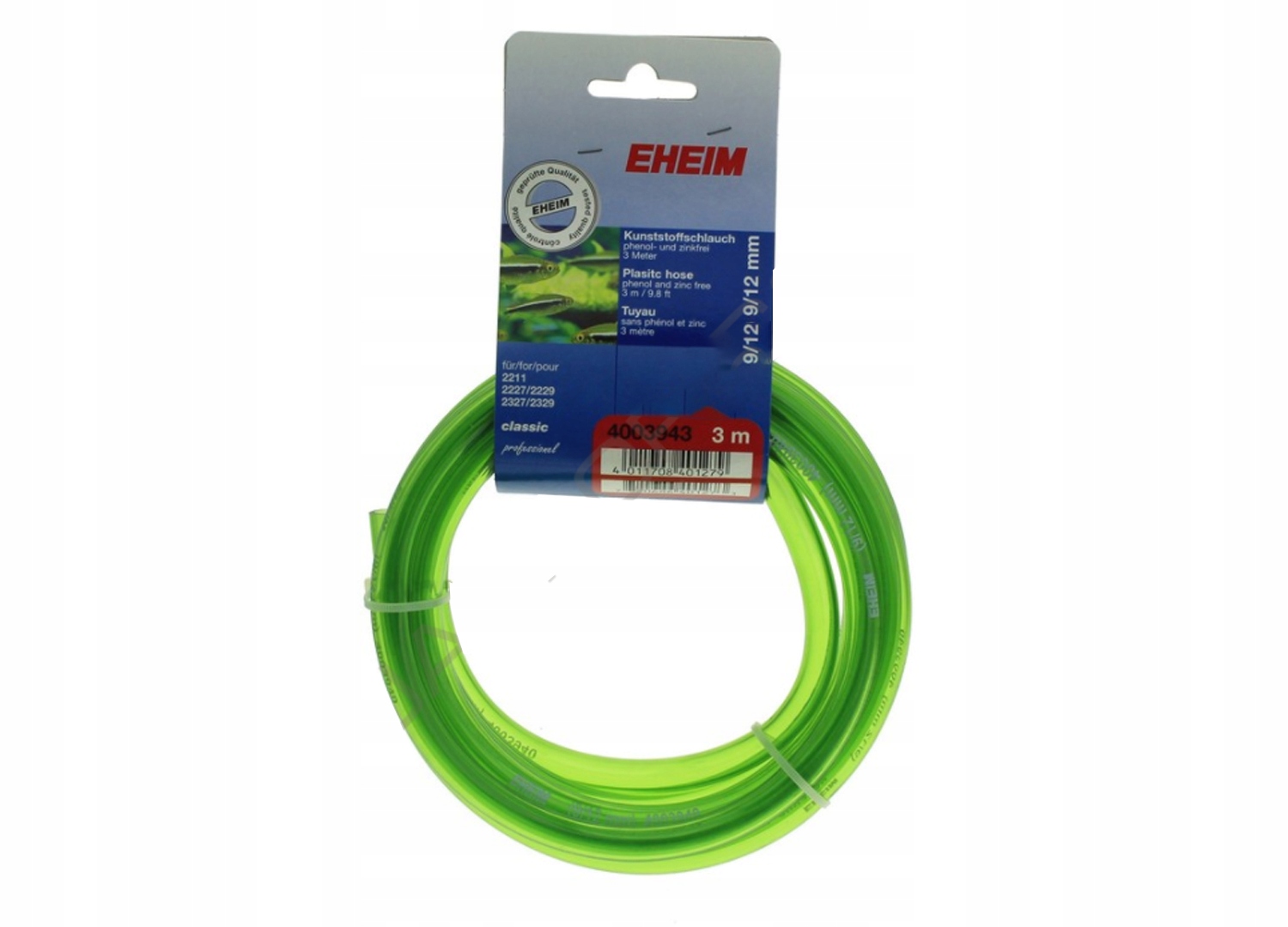 Hadice k filtru Eheim 9/12 mm x 3 m
