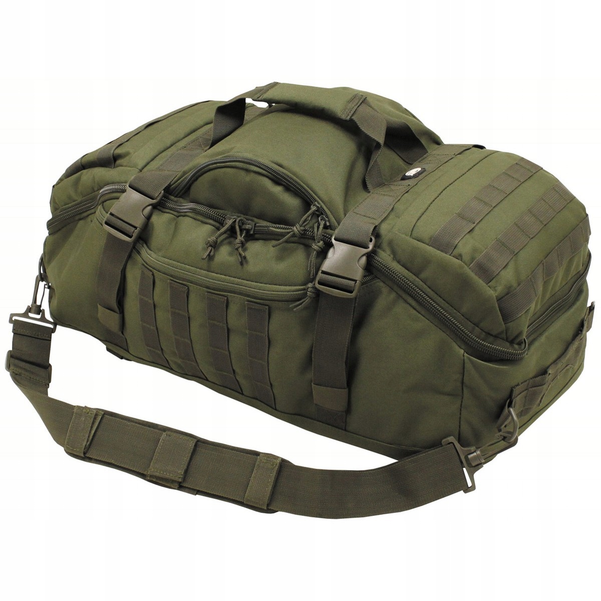 Taška kombinovaná s batohem Travel Molle 48l olivová