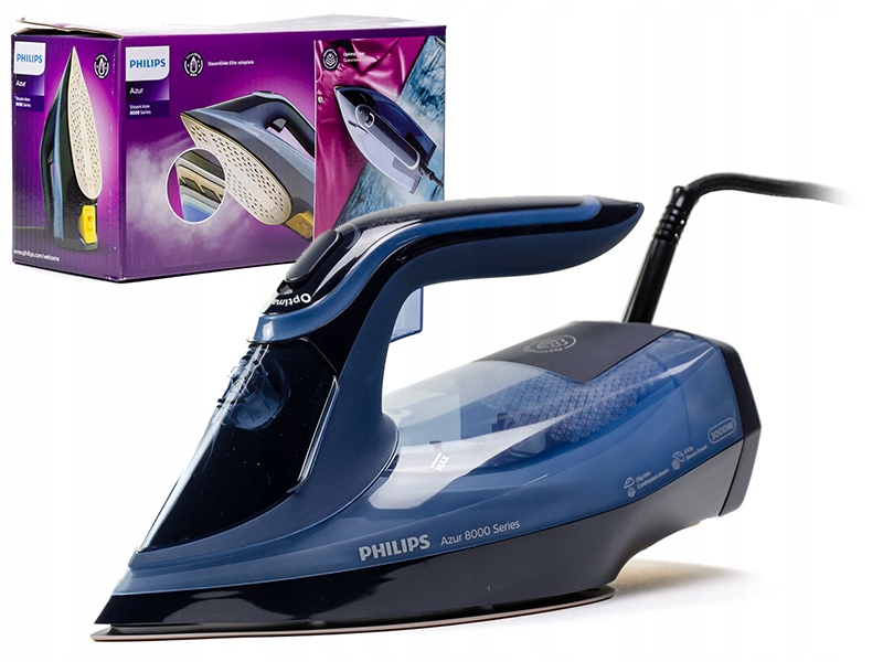 Žehlička Philips Azur DST8020/20 OptimalTEMP Řada 8000 240g 1,8kg 3000W