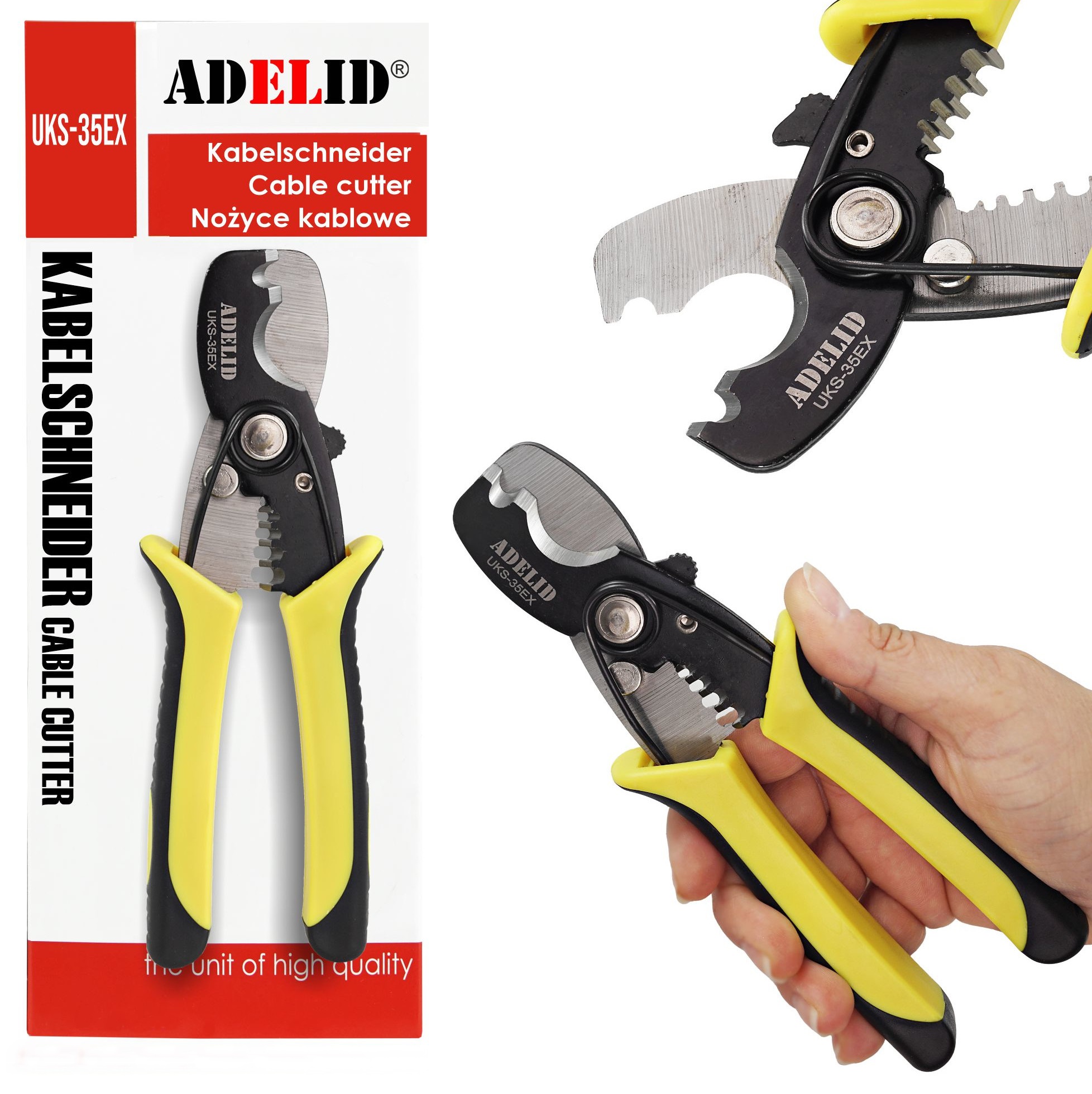 NOŻYCE UCINAKI DO KABLI SPRĘŻYNOWE PRZEWODÓW 35mm2