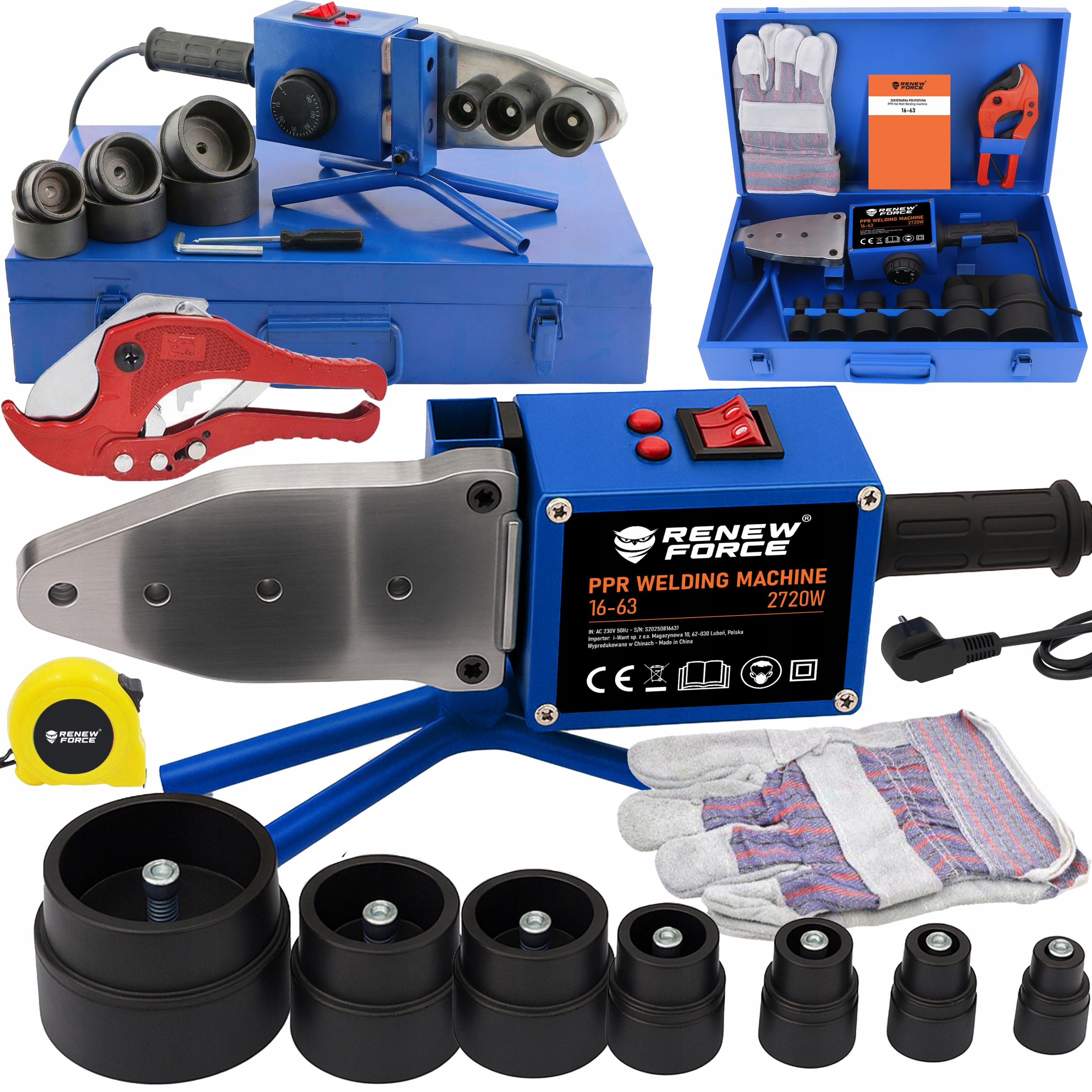 Svařovací Stroj Pro Pvc Trubky Pp Polyfúzní Svařování Matrice Příslušenství Sada