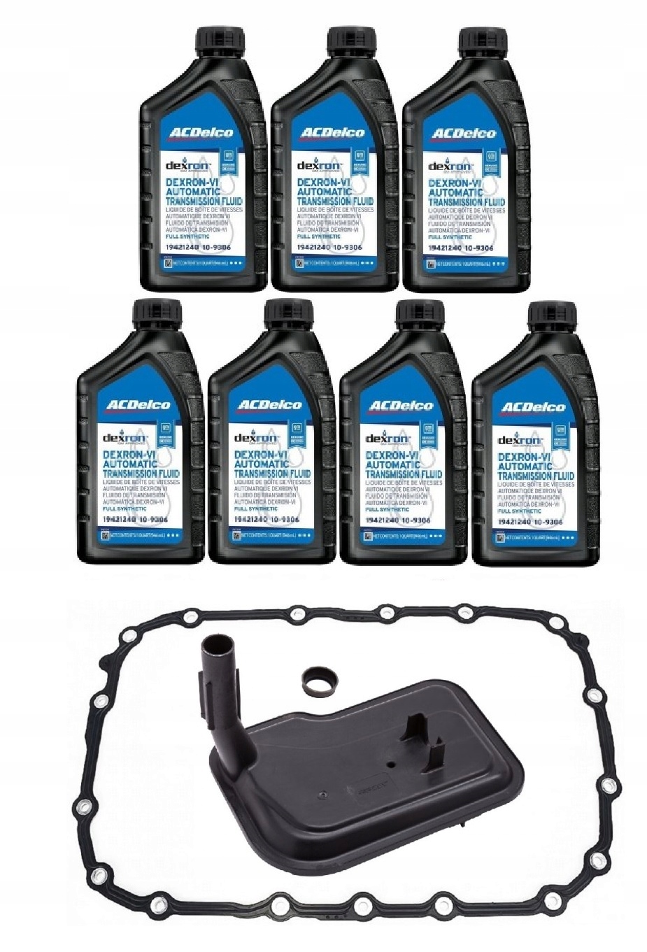 DEXRON VI + FILTR SKRZYNI 6L50 + USZCZELKA CHEVROLET CAMARO 3,6 2010-2015