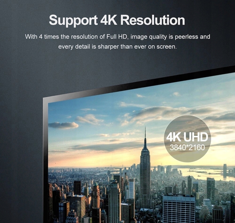 KABEL PRZEWÓD 19PIN DISPLAYPORT M/M V1.2 4K 3M Model Displayport