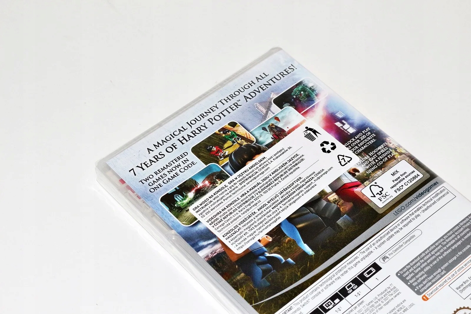 LEGO HARRY POTTER COLLECTION SWITCH (CIB) Tryb gry multiplayer singleplayer