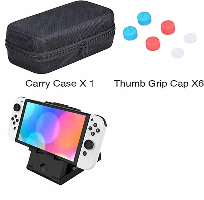 HEYSTOP etui na Nintendo Switch z akcesoriami