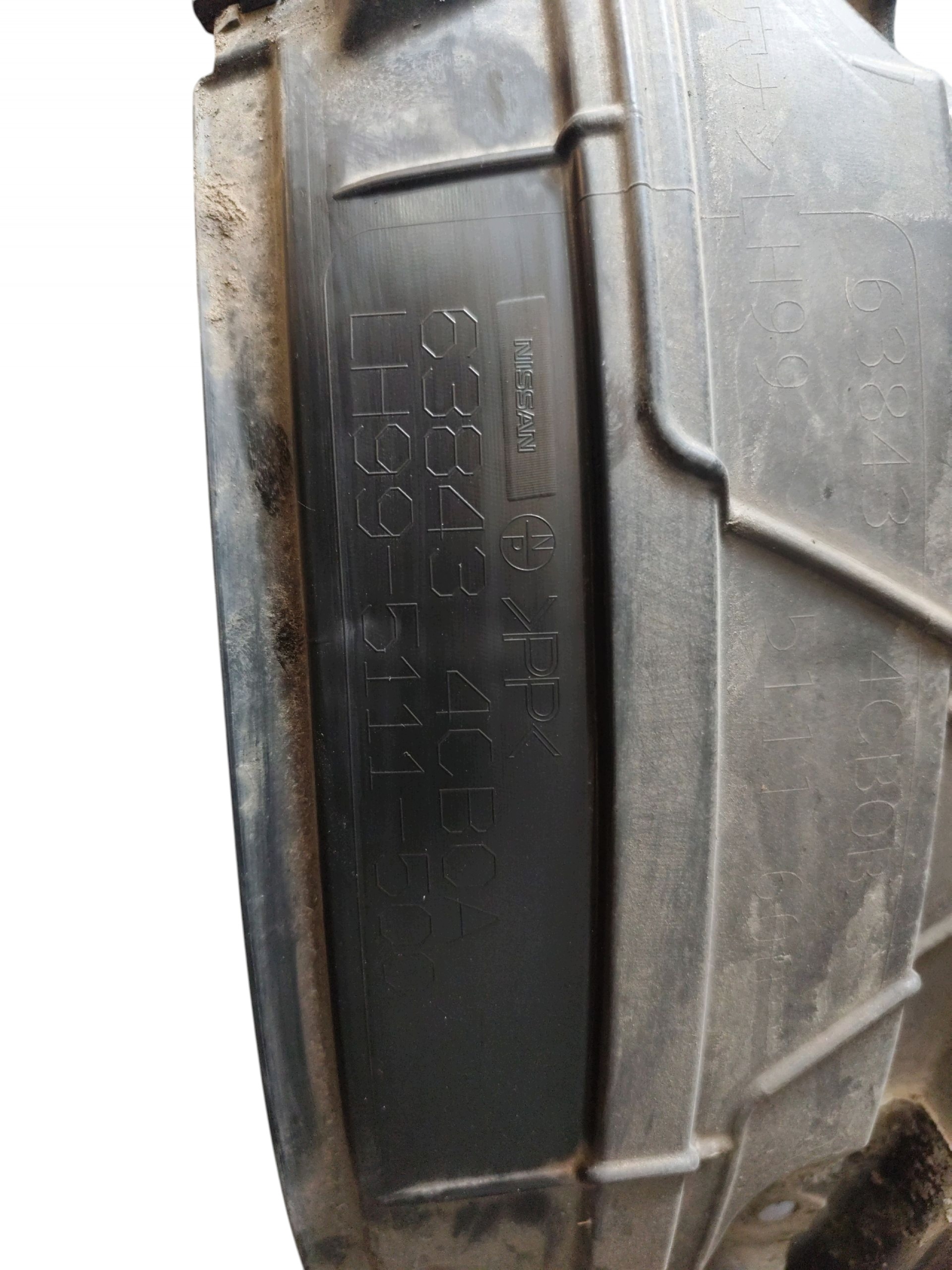 mudguard left front NISSAN X-TRAIL T32 (2013-2017) 63843 4CB0A complete